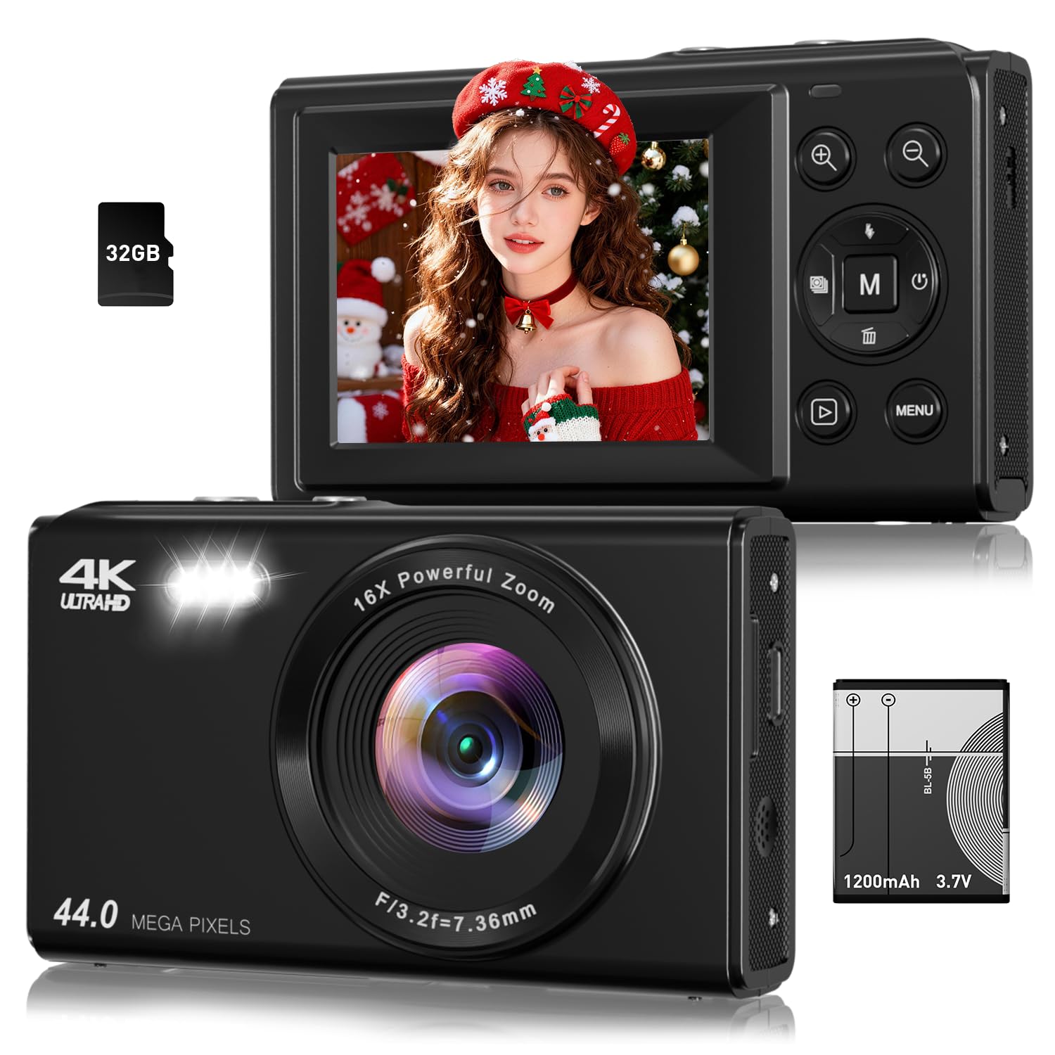 Amazon.co.jp: デジタルカメラ、4K 44MP オートフォーカスポイント