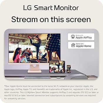 Amazon.com: LG 27 MyView Smart Monitor, FHD IPS, WebOS 23, Built