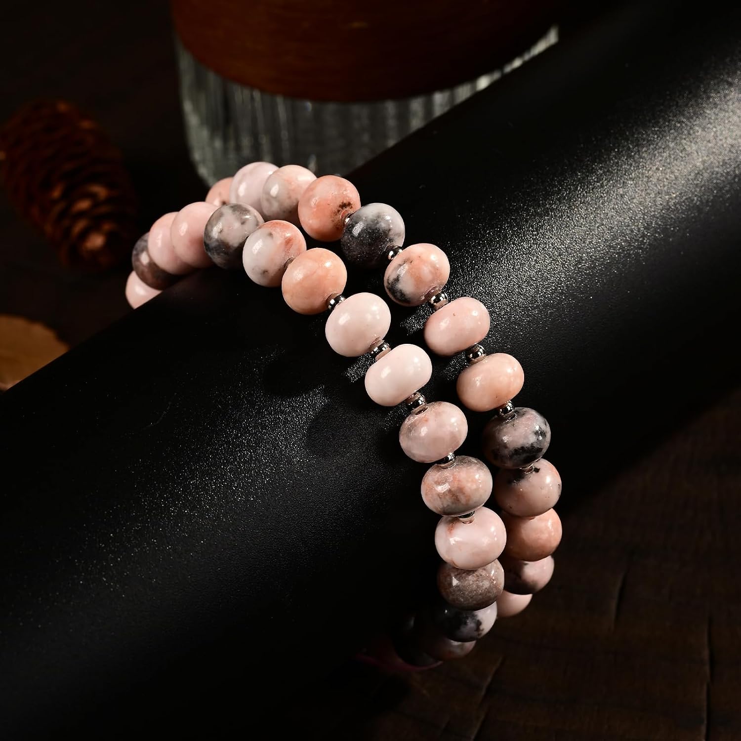 468Handmade Adjustable Natural Gemstone Crystal Bracelet Healing Power Energy Inspirational Gifts with Card for Unisex - Image 4