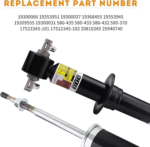 Miniatura 3 de SZZKPART 19353951 580-435 Amortiguador delantero con sensor compatible con Chevyrolet Silverado Tahoe Suburban Cadillac Escalade EXT ESV GMC Sierra