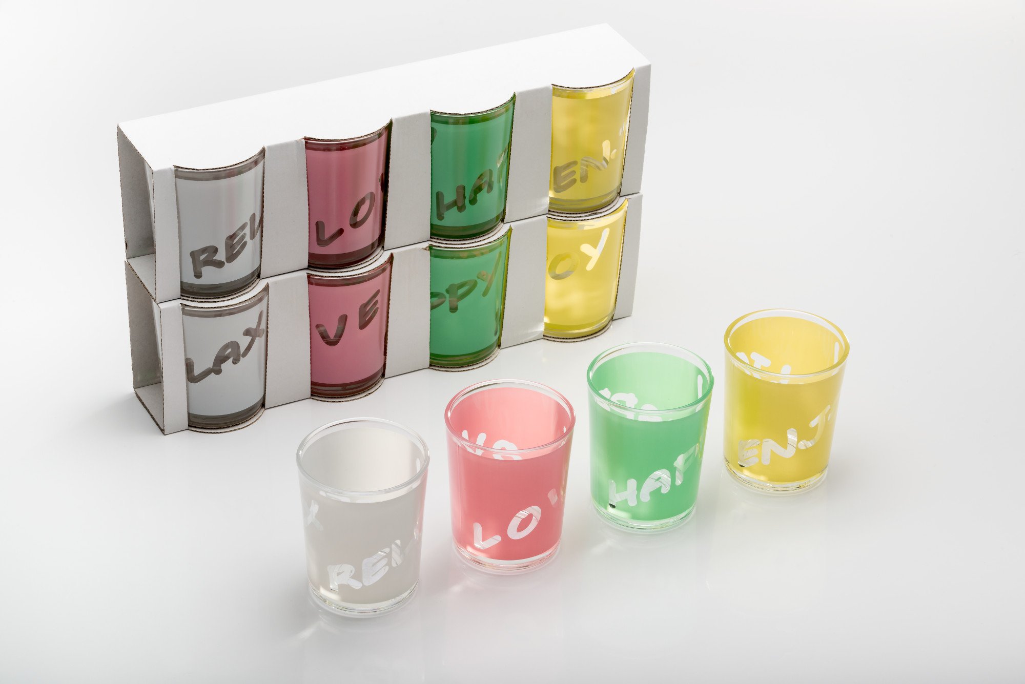 Vaso In Vetro Cilindrico Sandra Rich CYLI – Trasparente, H 9 Cm X D 7,5 Cm - 2