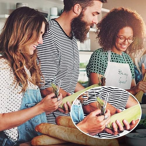 Miniatura 2 de Aniso Pelador de verduras de cocina de acero inoxidable pelador giratorio para verduras y zanahoria, con mango ergonómico de seguridad y control -