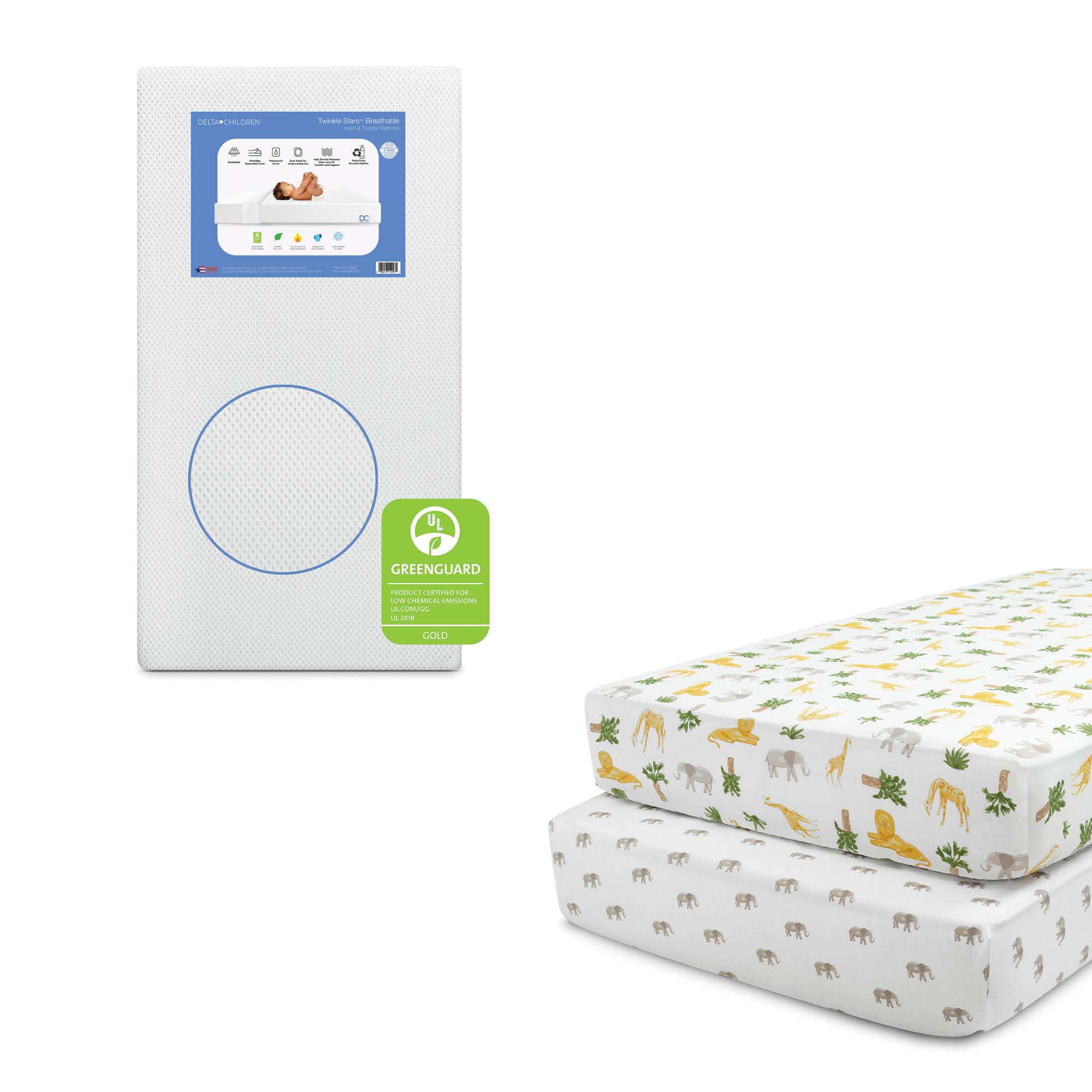Delta Children Crib Mattress - Breathable & Waterproof -18