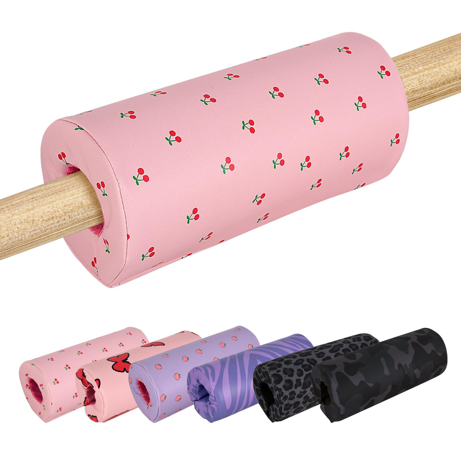 Gymnastics Bar Pad, Gymnastics Bar Mat with Decoration Surface, Protective Package for Gymnastics Bars, Parallel Bars, Uneven Bars, Horizontal Bars, Ballet Bars