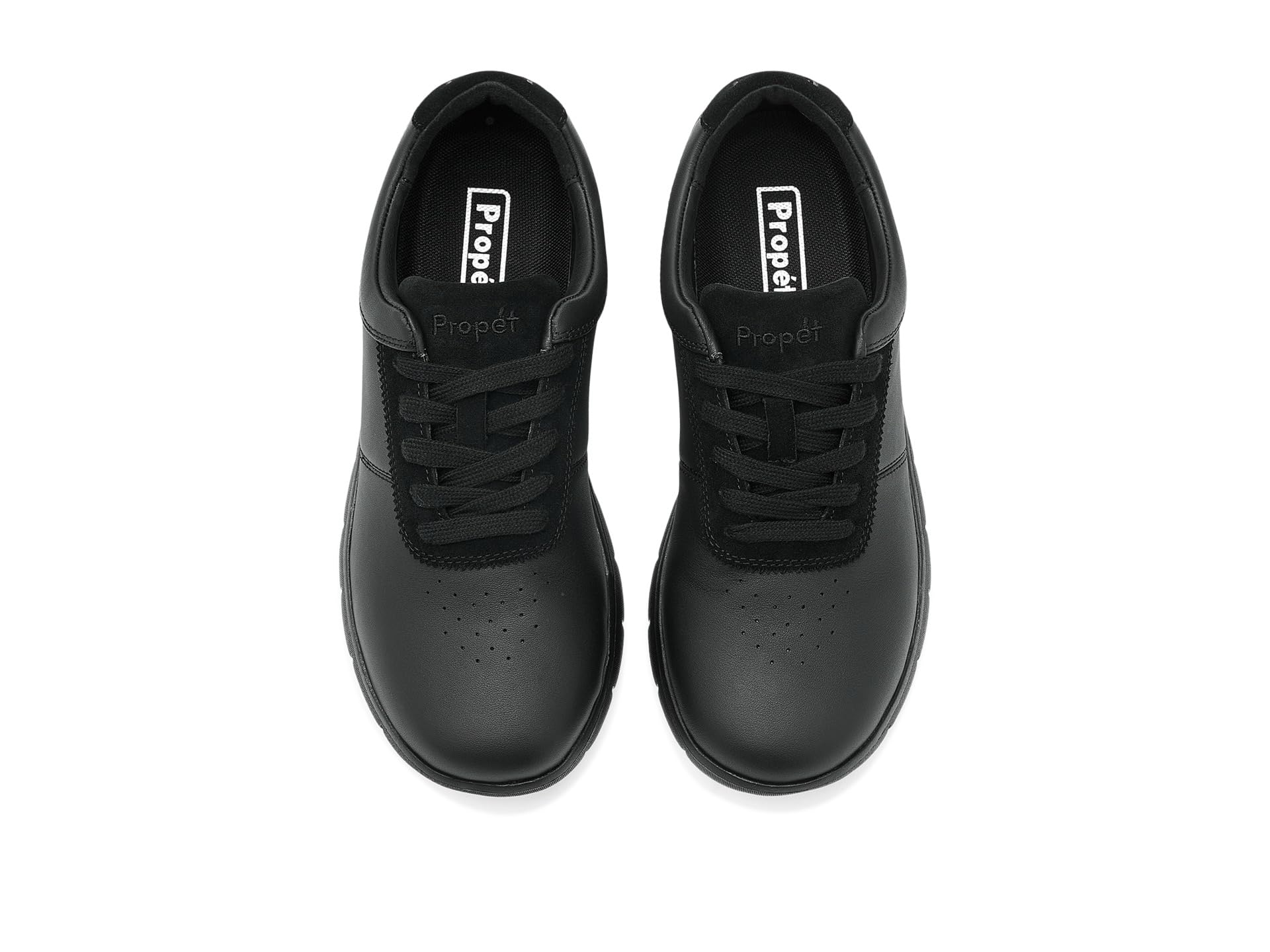 Propet Stella - Tenis con cordones para mujer, estilo casual, color negro