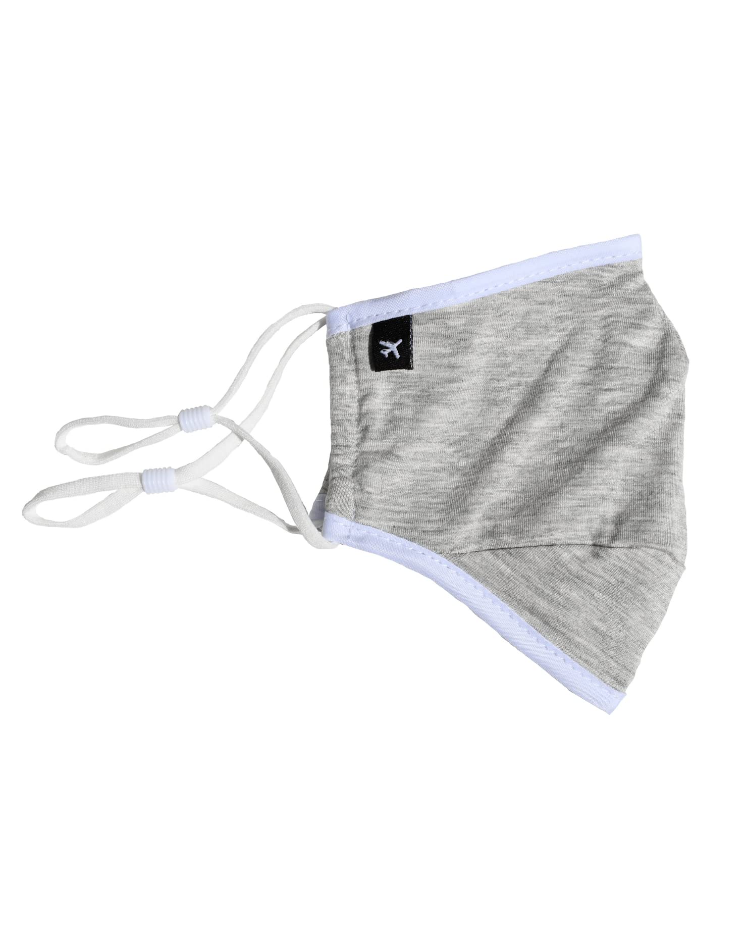 NxTSTOP TRAVLEISURE Adjustable, Reusable, Washable Bamboo FACE MASK (Heather Grey, Adult)