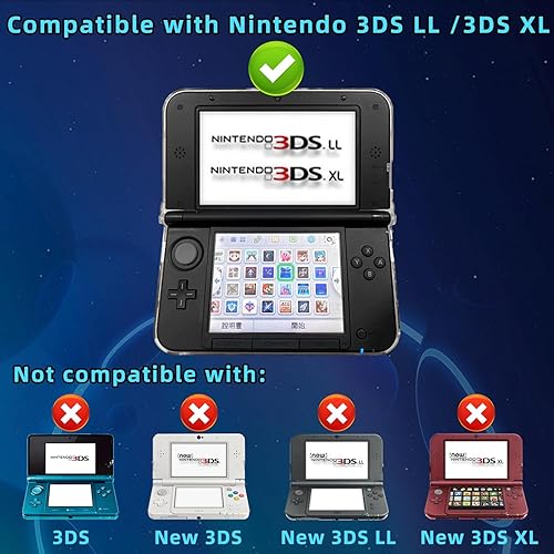 Miniatura 6 de OSTENT Protective Clear Crystal Hard Guard Case Cover Skin Shell for Nintendo 3DS XL LL Color Clear White