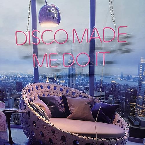 Miniatura 5 de Letrero de neón personalizado Disco Made Me Do It Led Neon Sign Arcade Neon Sign Decoración de pared Bar Boda Tienda Letrero de neón Arte Letrero de