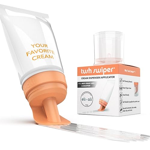 Miniatura 8 de Eli  Ali Tush Swiper - Aplicador y dispensador de crema para dermatitis del pañal se adapta a la mayoría Cremas para bebés sin desorden fácil de