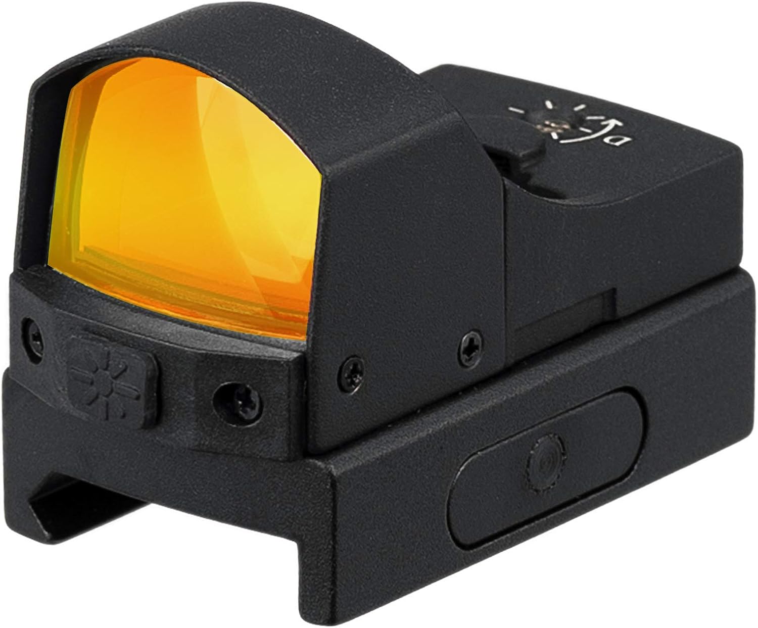 Pecawen Pistol Green Dot Sight, 3 MOA Green Dot Sight Scope Open Reflex Sight Scope Compact Green Single Dot Scope with Weaver/Picatinny Mount for Outdoor