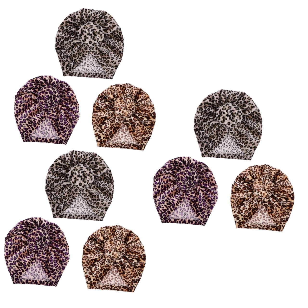 Gorro con Estampado De Leopardo para Niños Gorra Bebé Leopardo Sombrero Turbante Bebé Gorro Bebe Recien Nacido Gorritos Recién Nacido Sombrero De Niño