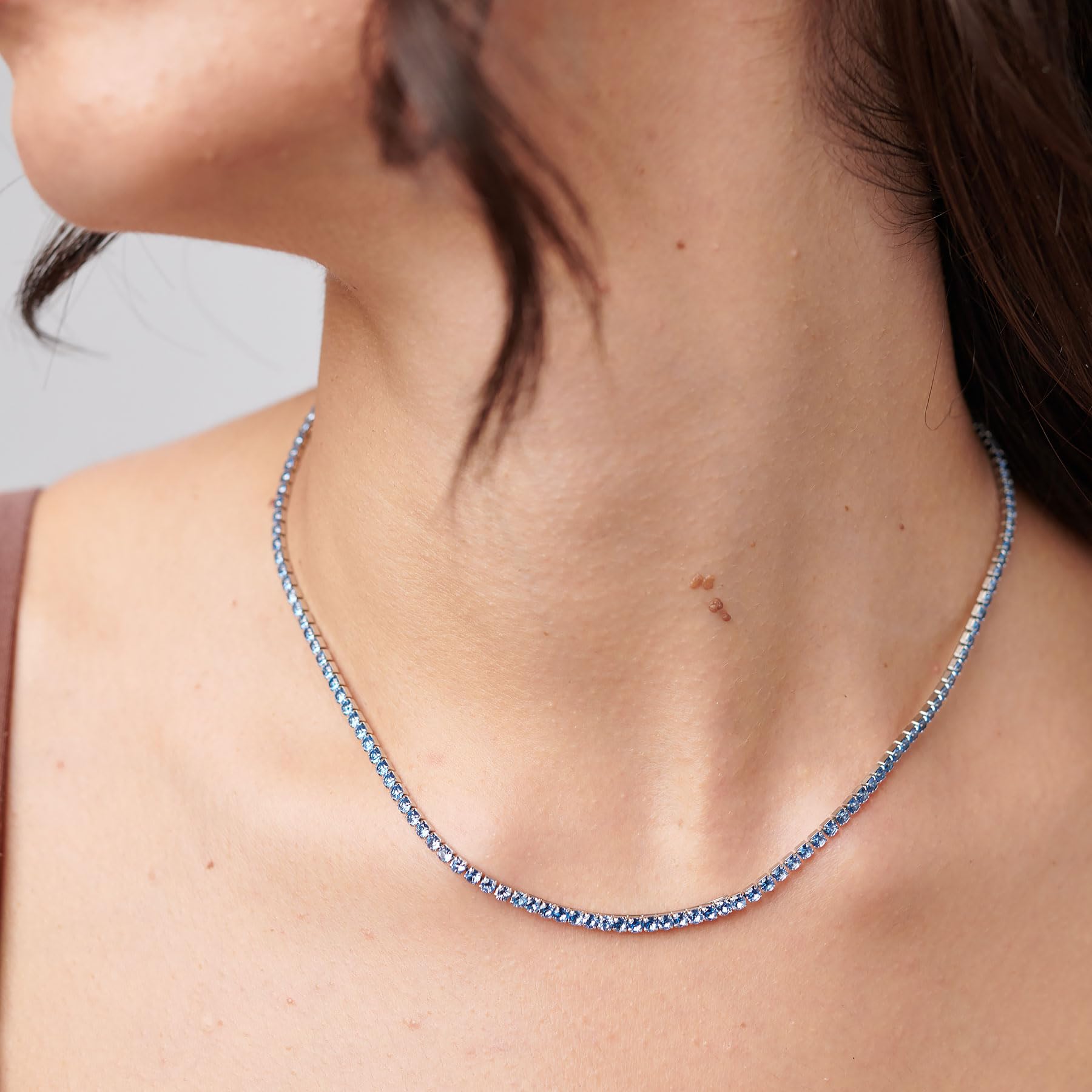 Brosway Collana Donna Girocollo in Acciaio | Collana Girocollo Con Cubic Zirconia | Collezione Desideri - BEIN026