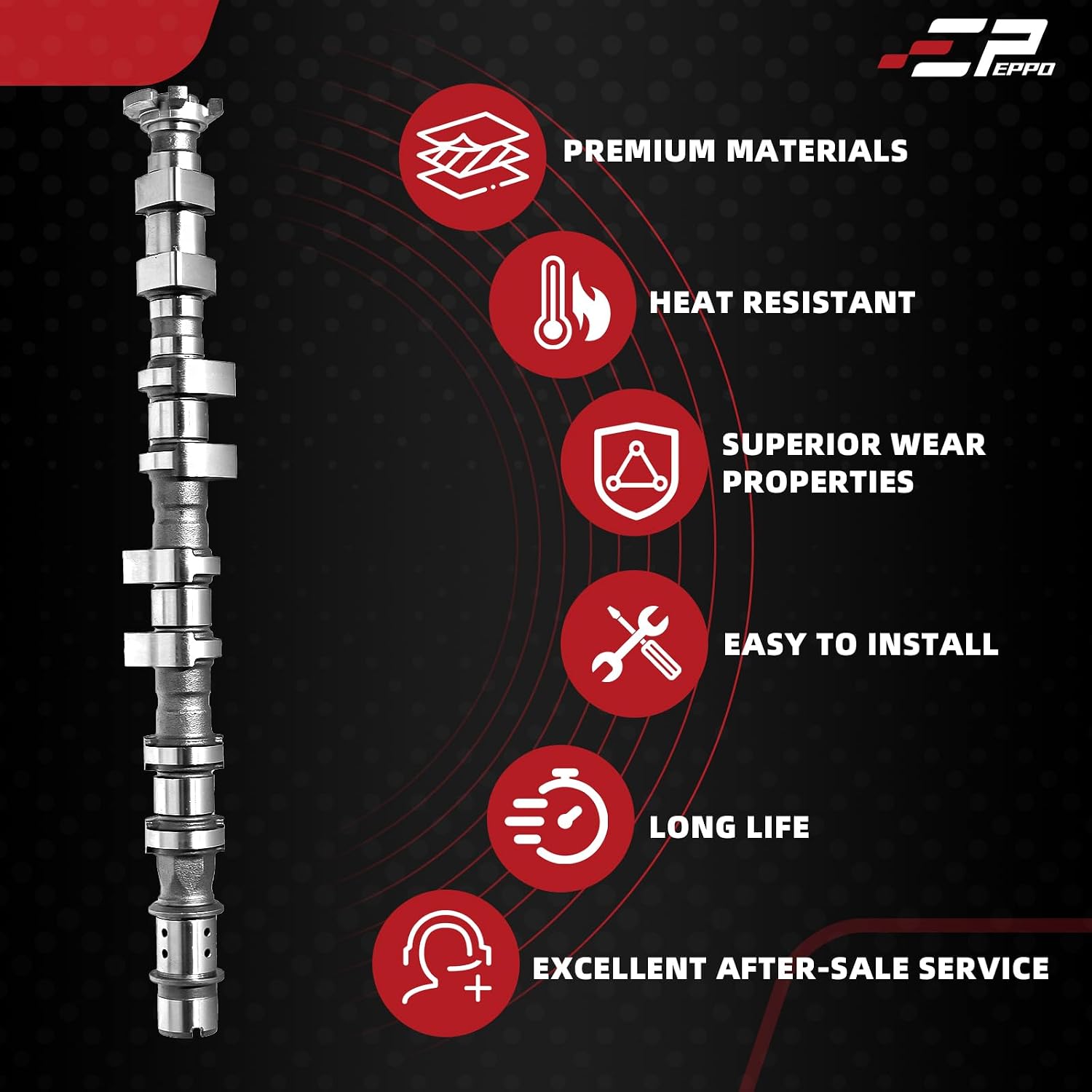 Intake Camshaft 55571921 for Chevrolet Cruze Sedan 1.6L 1.8L LUW Limited | Limited 2011–2016, for Chevrolet Sonic LS LT LTZ Models, for Saturn Astra 2008–2014