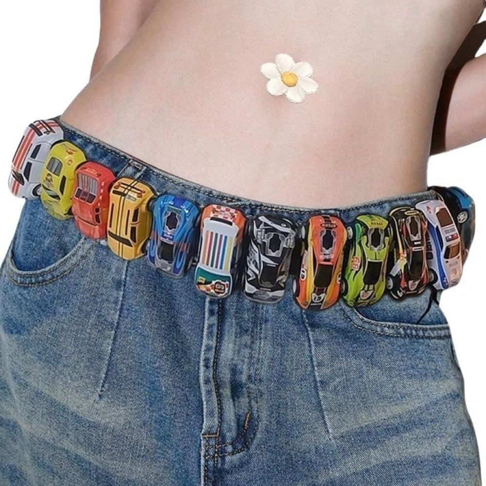 Toy Car Cute Y2k Belt Retro Steampunk Fancy Belts Trendy Unique Accessories Emo Grunge Streetwear