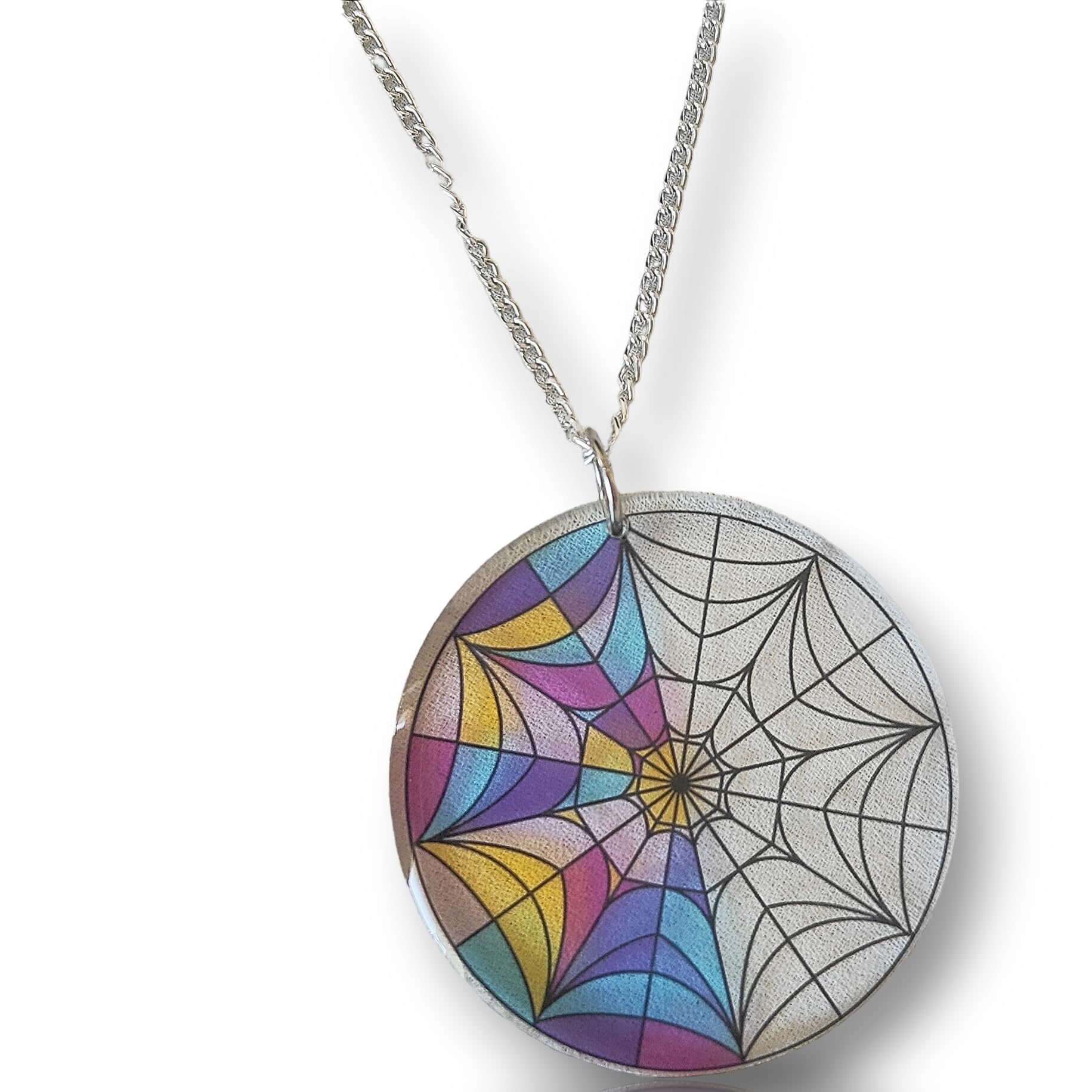 Wednesday Window Transparent Resin Pendant For Unisex Adult (With Chain) (B0C8NY141M) Amazon Price History, Amazon Price Tracker