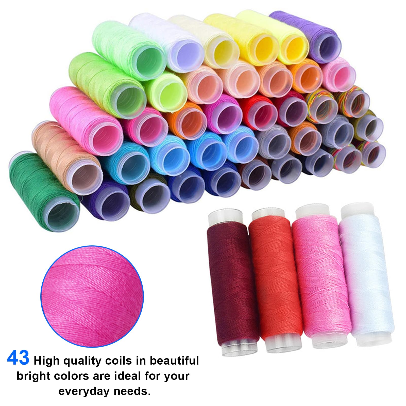 Kit Couture Complet TOATELU 302 Pièces – Tout-en-Un Avec Boîte, Idéal Débutants, Voyage, Maison & Réparations