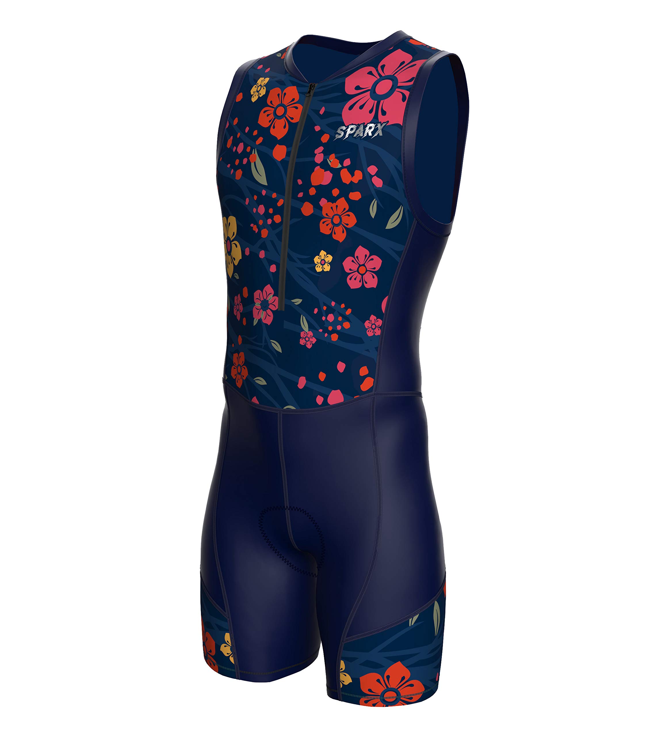 weimostar Triathlon Suits Vrouwen Wielertrui Gewatteerde Een Stuk Tri Pak Sunning Zwemmen - M