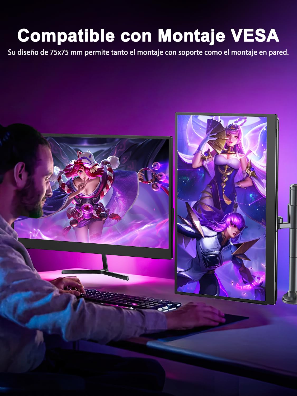 UPERFECT 17.3" 4K QLED Monitor Portátil 100% AdobeRGB 1500:1 500 Nits UHD
