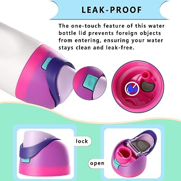 Replacement Lid for Owala Freesip Leakproof One Button Water Bottle Top Lid Compatible with Owala Cup 16oz 24oz 32oz 40oz BPA-Free One-Touch Water Bottle Top Cap Replacement Accessory