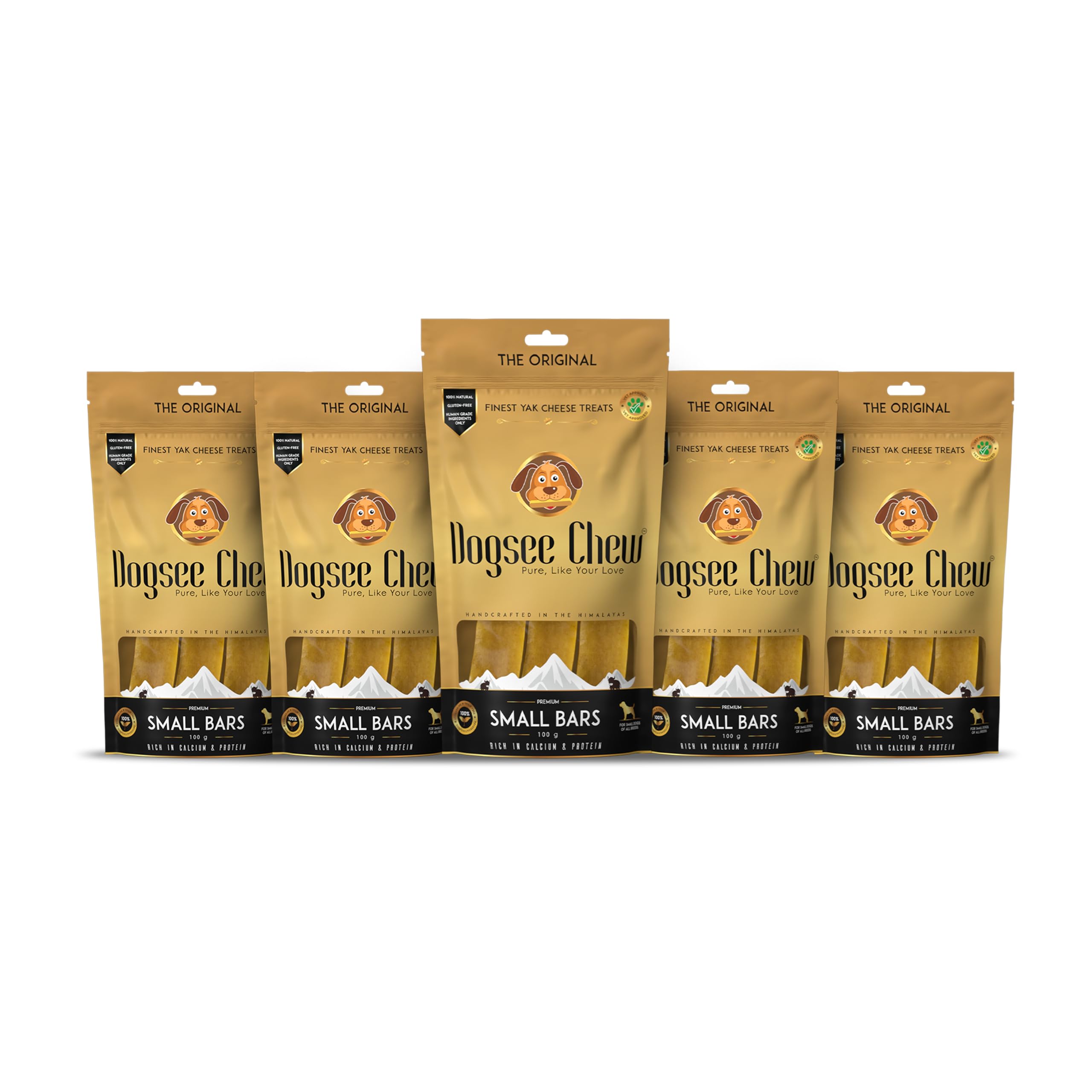 Dogsee Chew Bars for Dogs - Small Bars 100g (Pack of 5) | 100% Natural Yak Chews | Smoke Dried | Long Lasting | Helps Fight Plaque & Tartar | Promotes Healthy Immune System (B09S6KH7ZB) Amazon Price History, Amazon Price Tracker