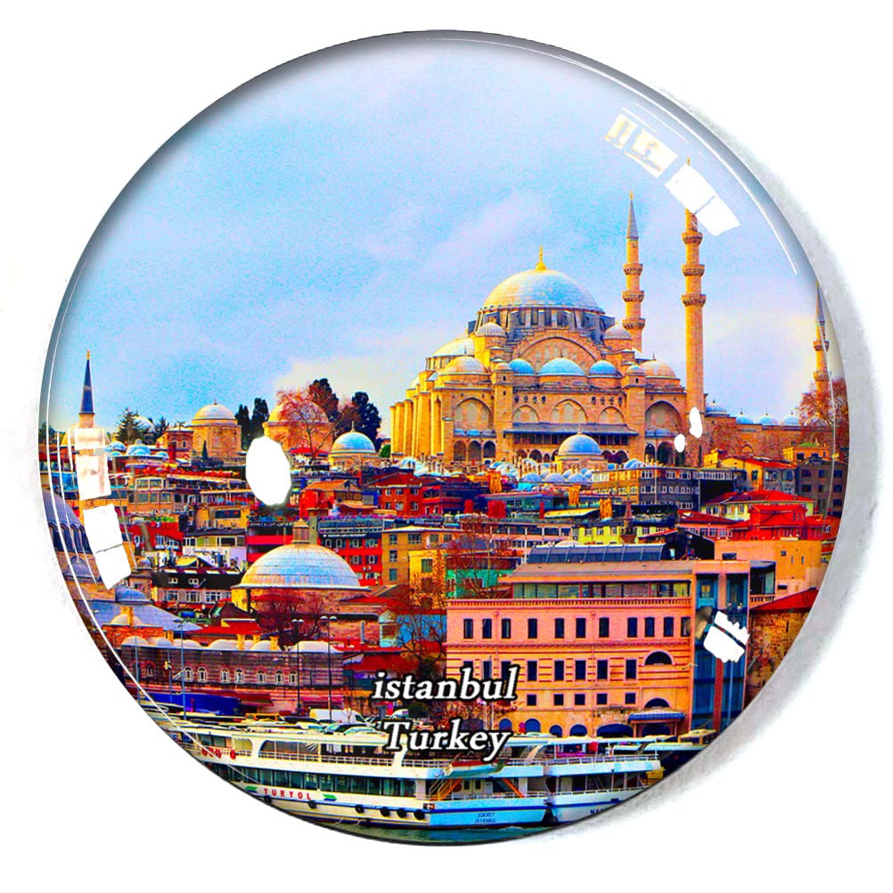 Calamita 3D Frigorifero - Moschea Blu Di Istanbul, Souvenir Turchia In Resina - 5