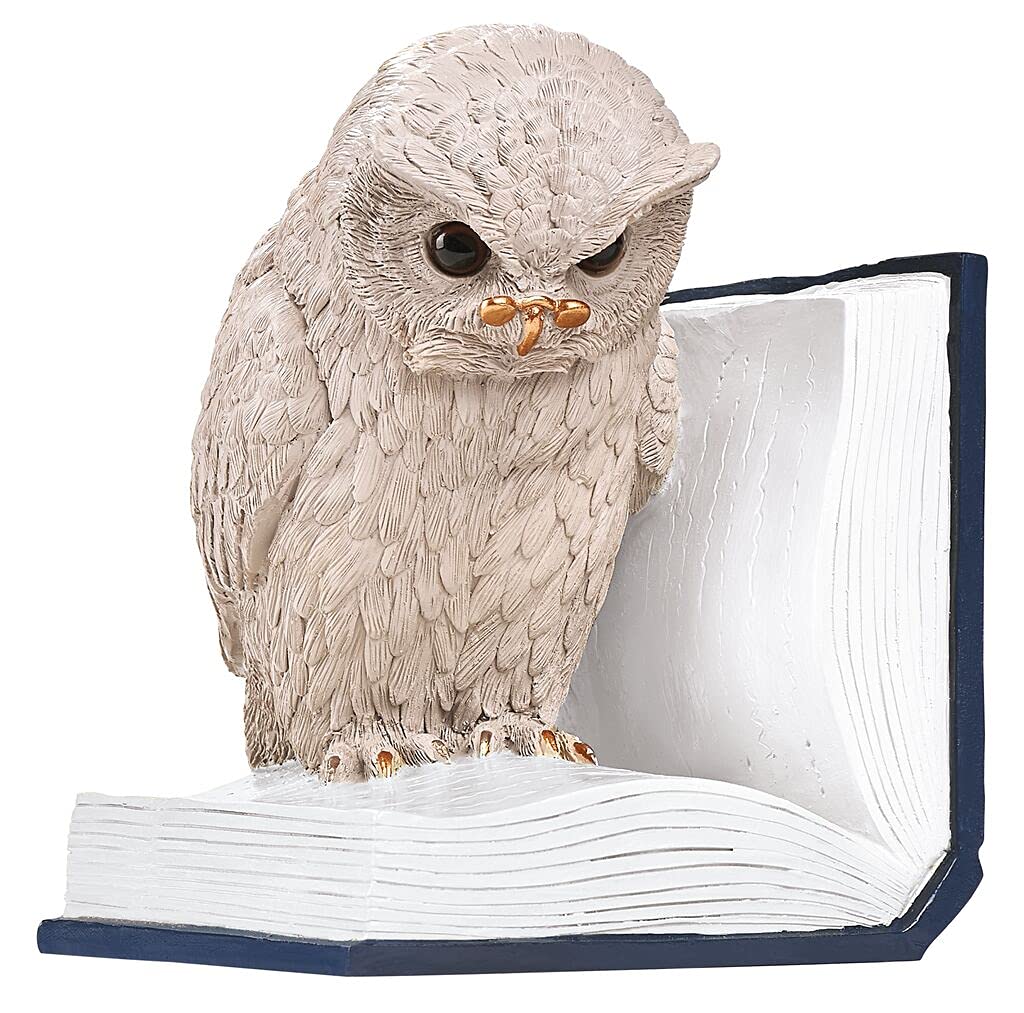 Moses. Fermalibri B-Uhu-ch, Oggetto decorativo per la libreria, Gufo 3D come stopper per i libri preferiti (83357)