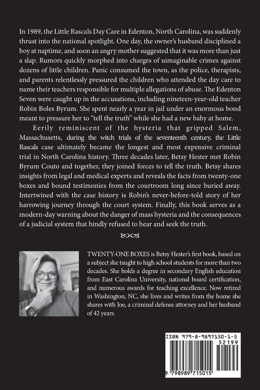 Twenty-One Boxes: Robin's Story and the Tragedy of the Edenton Seven      Paperback – March 13, 2024