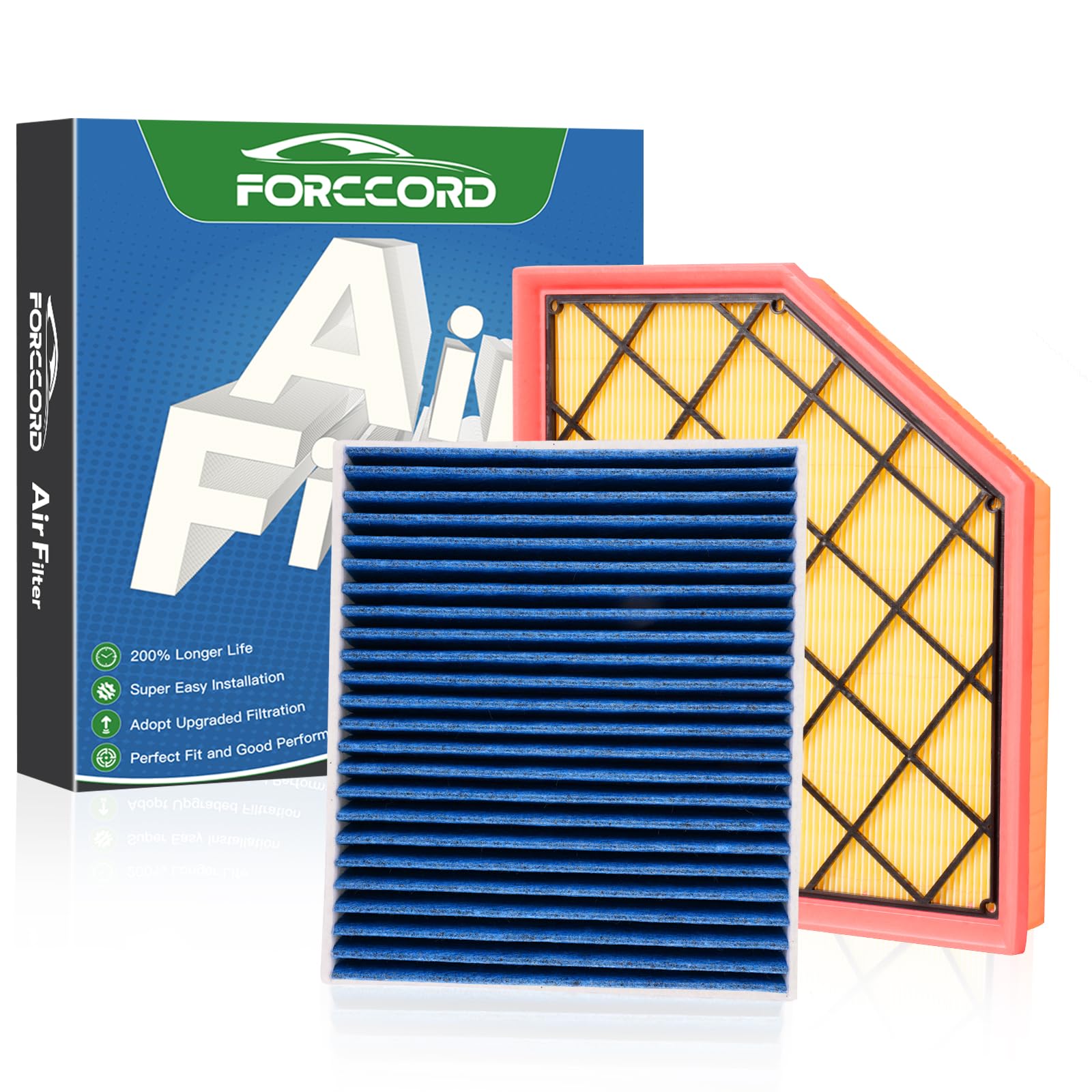 Cabin &amp; Engine Air Filter Kit for CADILLAC CT4 2.0L/2.7L(2026-2020)