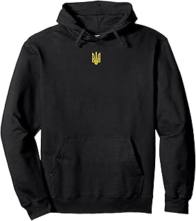 Ukrainian President Volodymyr Zelensky Ukraine Emblem Pullover Hoodie