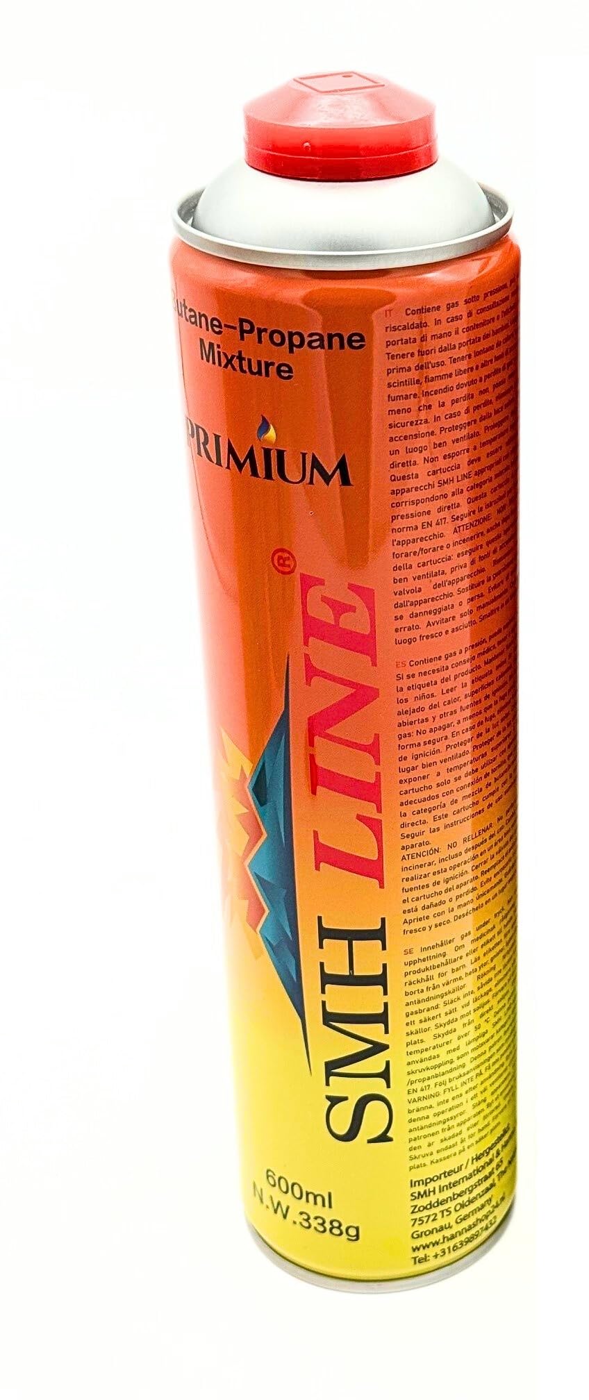 Cartouche De Gaz Camping SMH LINEu00ae Lot De 8 Cartouches U00e0 Visser Butane 500 G Filetage Universel 7 16 Gaz Valve En 417 Pour Rechaud Camping Chauffage Chalumeau Souder 1069138021 Weber Gaz