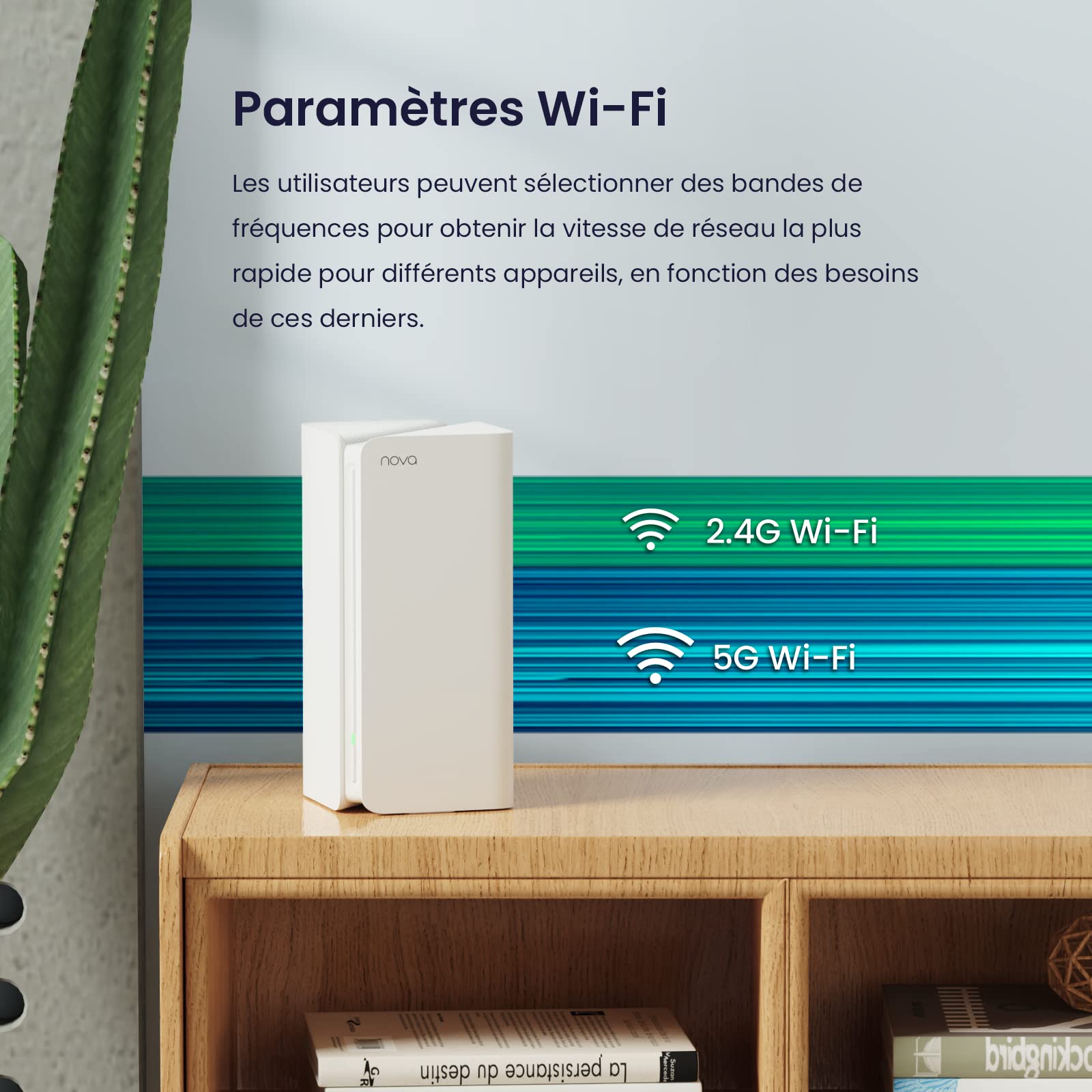 Tenda Nova Mesh MX15 Pro(3 Paquet) WiFi 6 AX 5400Mbps - Système Mesh WiFi 6 - Couverture de 360㎡(4200ft²) - Installation Facile - Rapport de Test de Vitesse - 200 appareils connectés