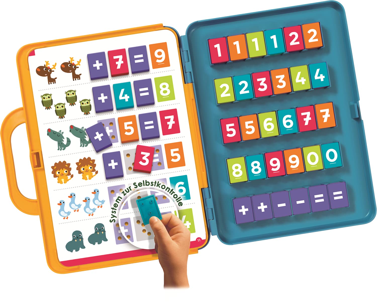 Jumbo Spiele J'apprends calculer - Jeu éducatif pour Les Enfants à partir de 4 Ans pour 2 à 4 Joueurs.