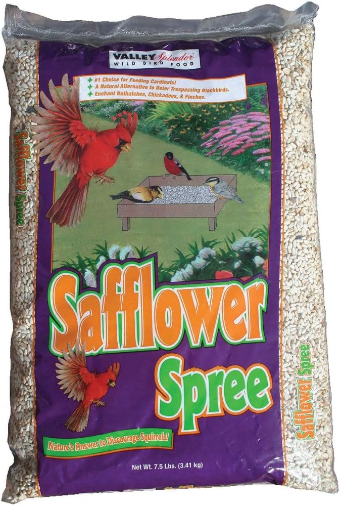 Red River 00216 Valley Splendor Safflower Spree Bird Seed, 7.5 Pounds