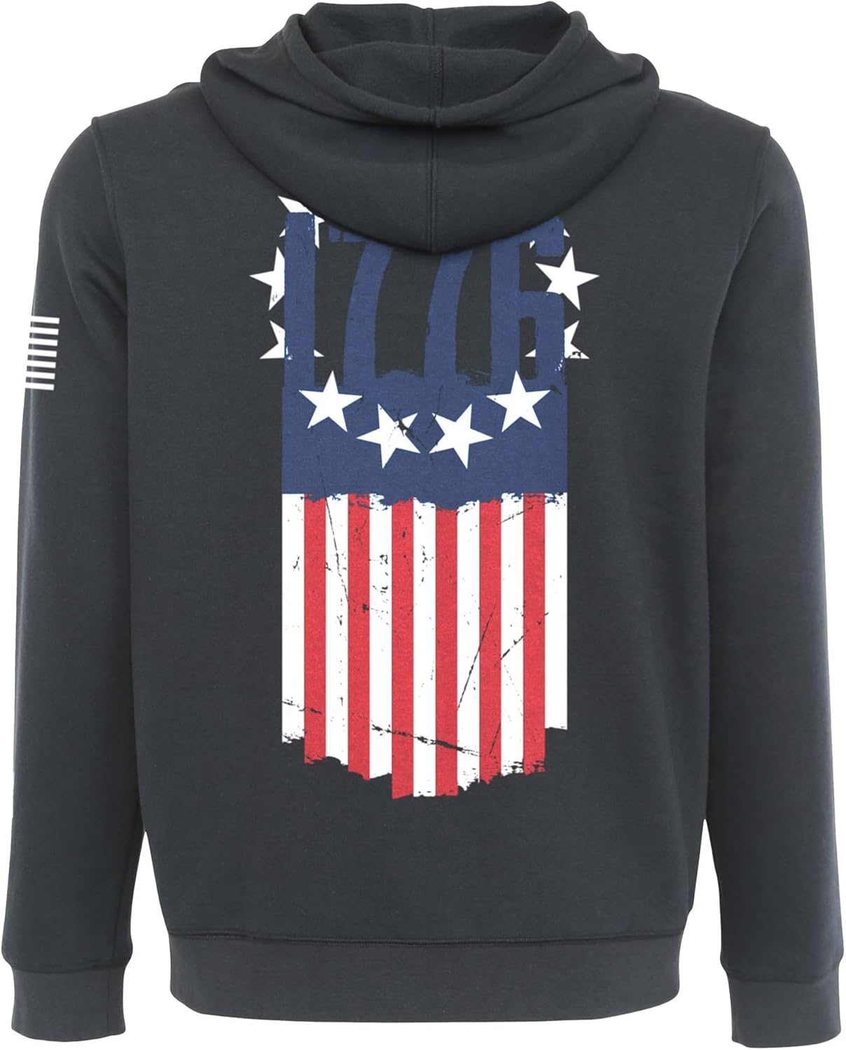 LA Police Gear LAPG Men's Zip Up Hoodie, Comfortable Long Sleeve Hooded Sweatshirt, Unisex Fit, Multiple Colors & Sizes