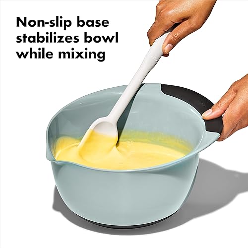 Miniatura 21 de Juego de 3 unidades de bol con asas para mezclar, de la marca Oxo Good Grips, Blanco/Negro