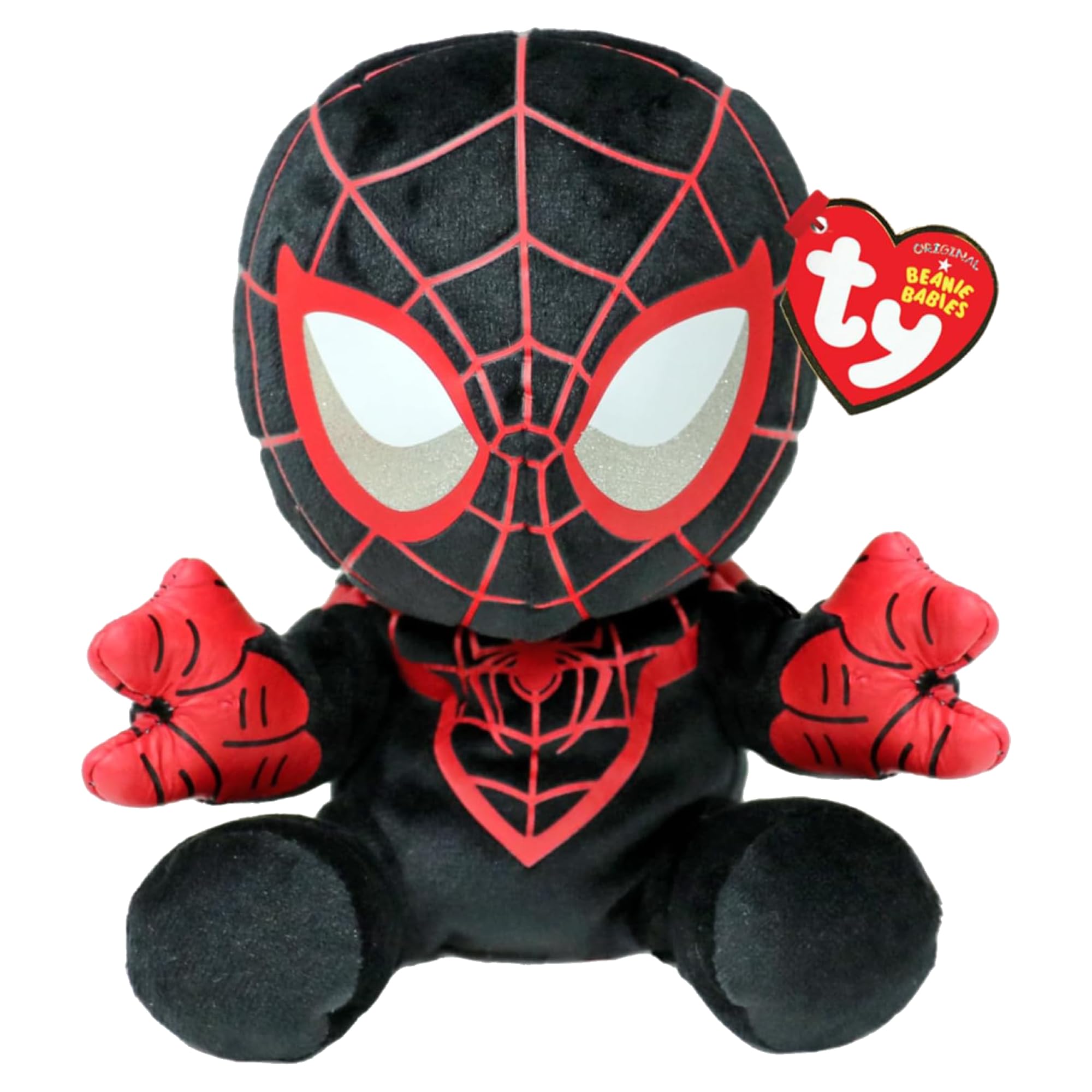 TY Marvel Multipacks Spiderman & Miles Morales Beanie Babies, Soft Plush Toys for Kids Baby Toys, Collectible Stuffed Teddy - Image 3