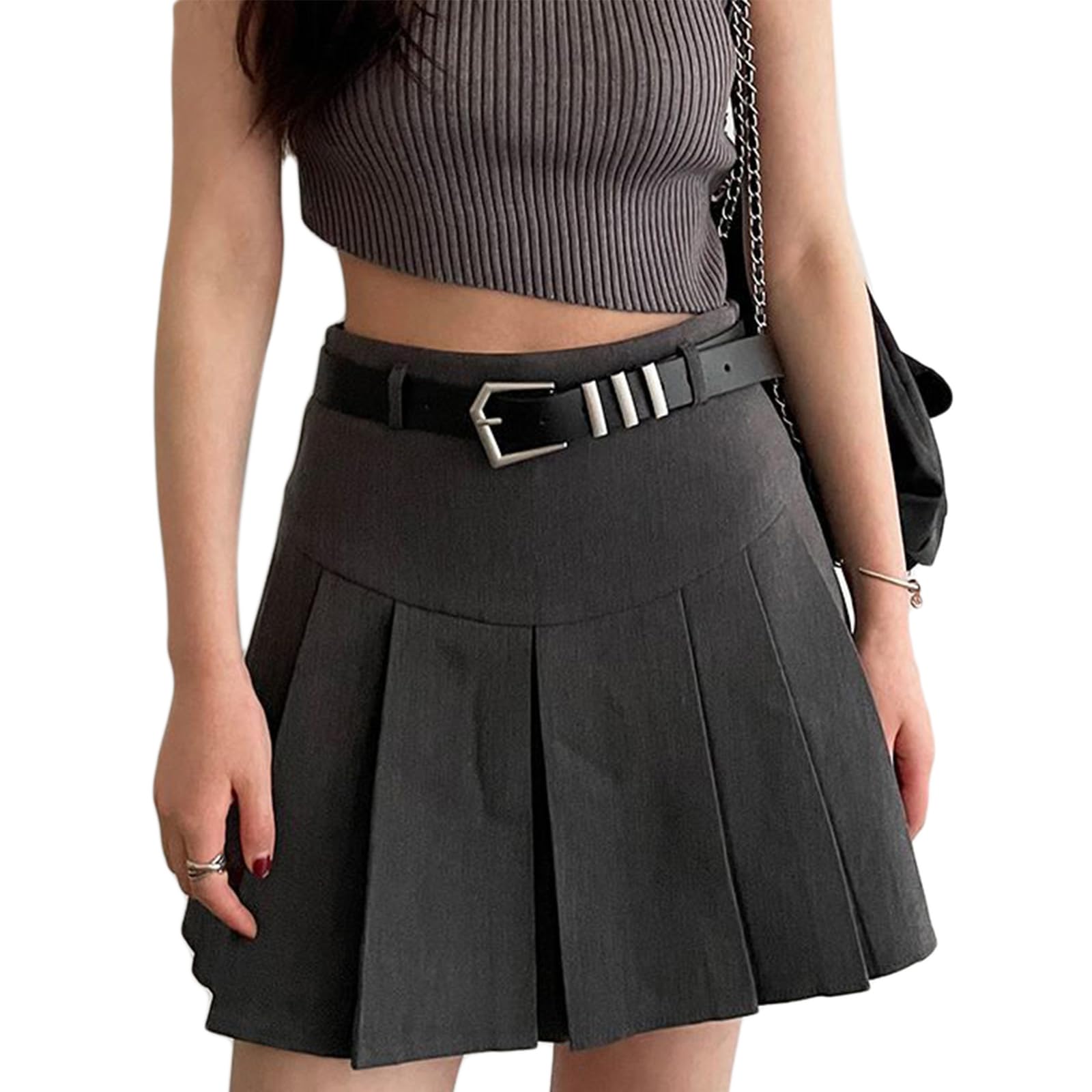 USLIKECool Girl Punk Belt For Women Casual Pin Buckle Waistband Wide Belt For Jeans Pants Teens Decorative Waistbelt Accessory