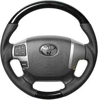 REAL 转向装置【HIACE (200系4型)/Regace(200系4型)】枪柄纯正同直径・黑木H204-BKW-BK