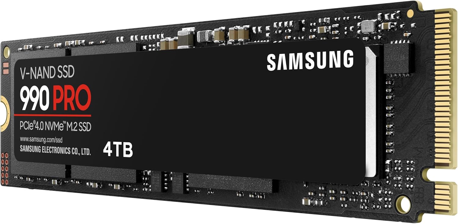 Samsung Memorie MZ-V9P4T0B 990 PRO SSD Interno da 4TB, compatibile con Playstation 5, PCIe NVMe M.2 4 TB 990 PRO - Immagine 3