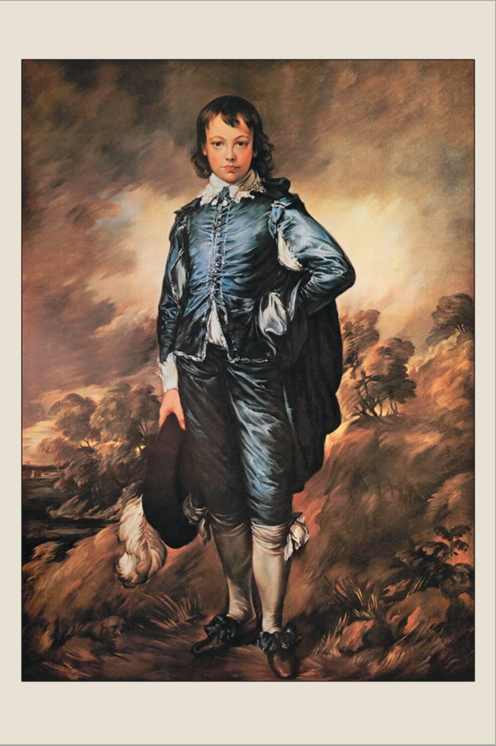 Amazon.com: ART.COM Stretched Canvas Print The Blue Boy by Thomas  display picture 1
