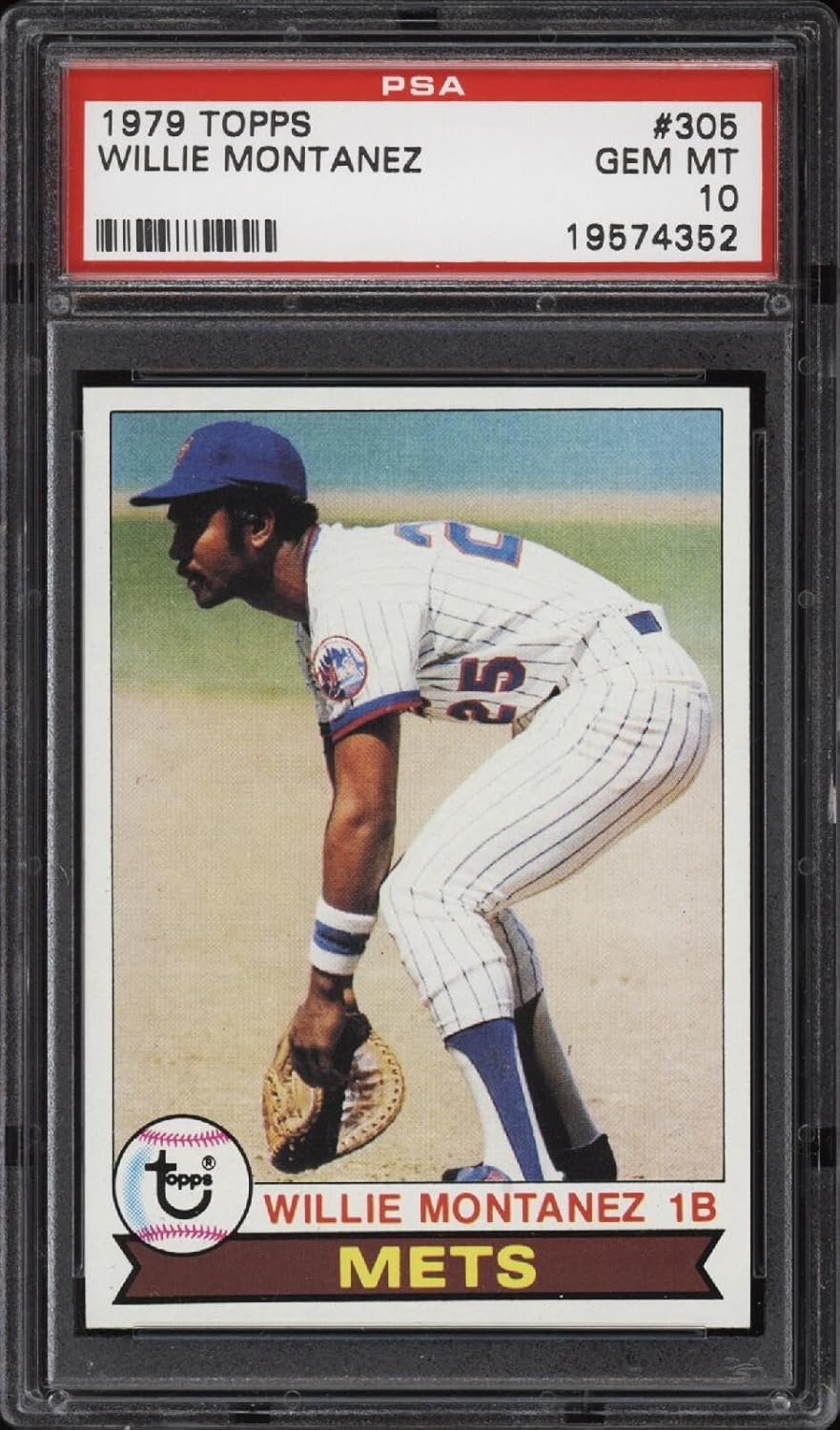 1979 Topps #305 Willie Montanez - Mets - PSA 10-19574352 - Baseball Card - Slabbed Baseball Cards