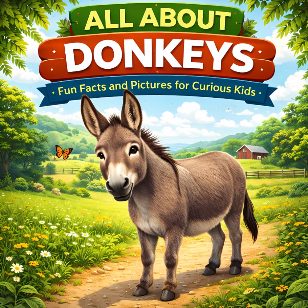 All About Donkeys: Fun Facts and Pictures for Curious Kids