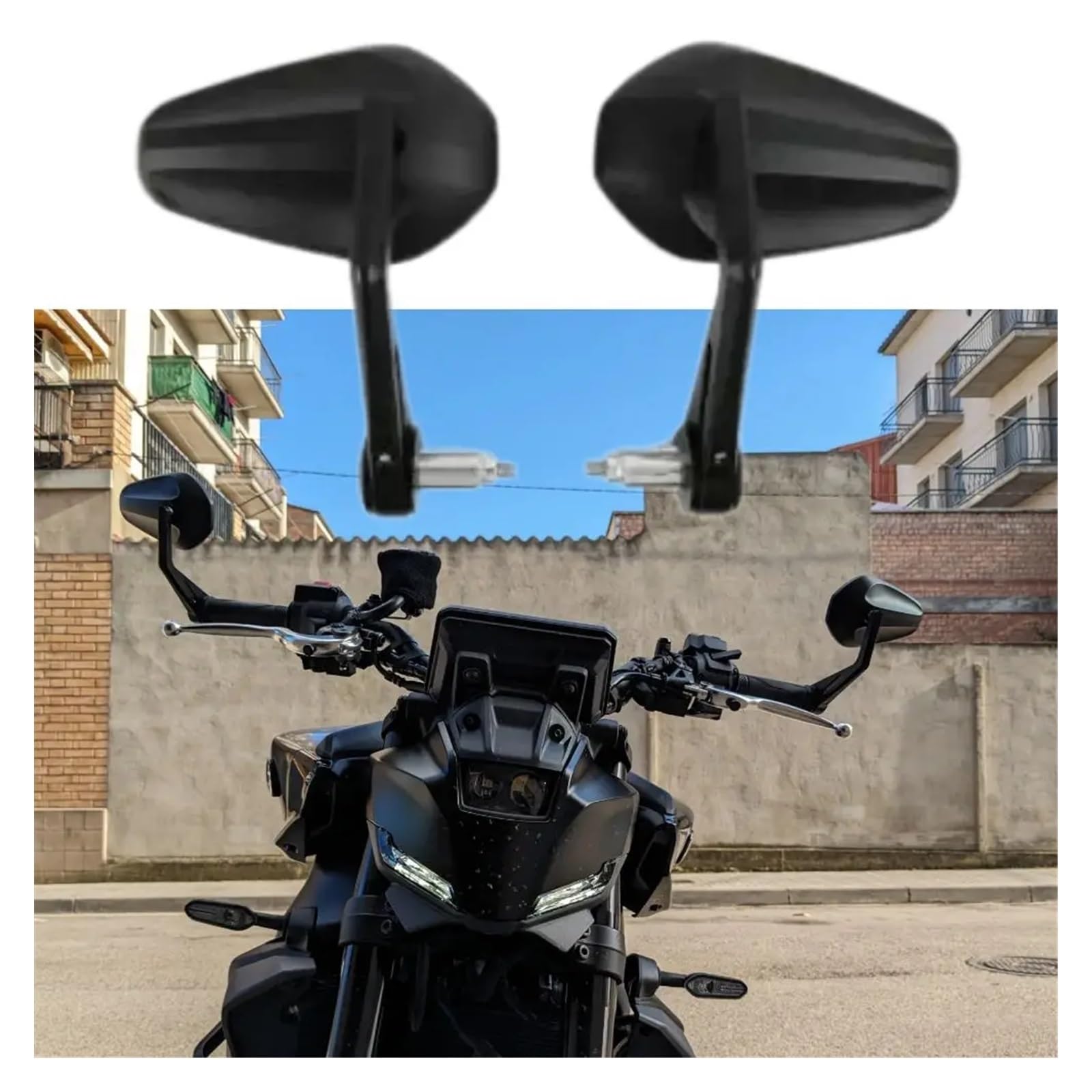Specchietto Retrovisore Laterale Per Moto, Scooter, 7/8" 22 Mm, Specchietti Retrovisori Per Manubrio, Per Ya&maha Per Kaw&asaki, Ricambi Per Moto Specchiettos