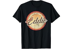 Name Eddie Vintage Funny Personalised Gift T-Shirt