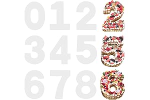12" Silicone Number Cake Mold Set: Bake Sweet Numerical Treats