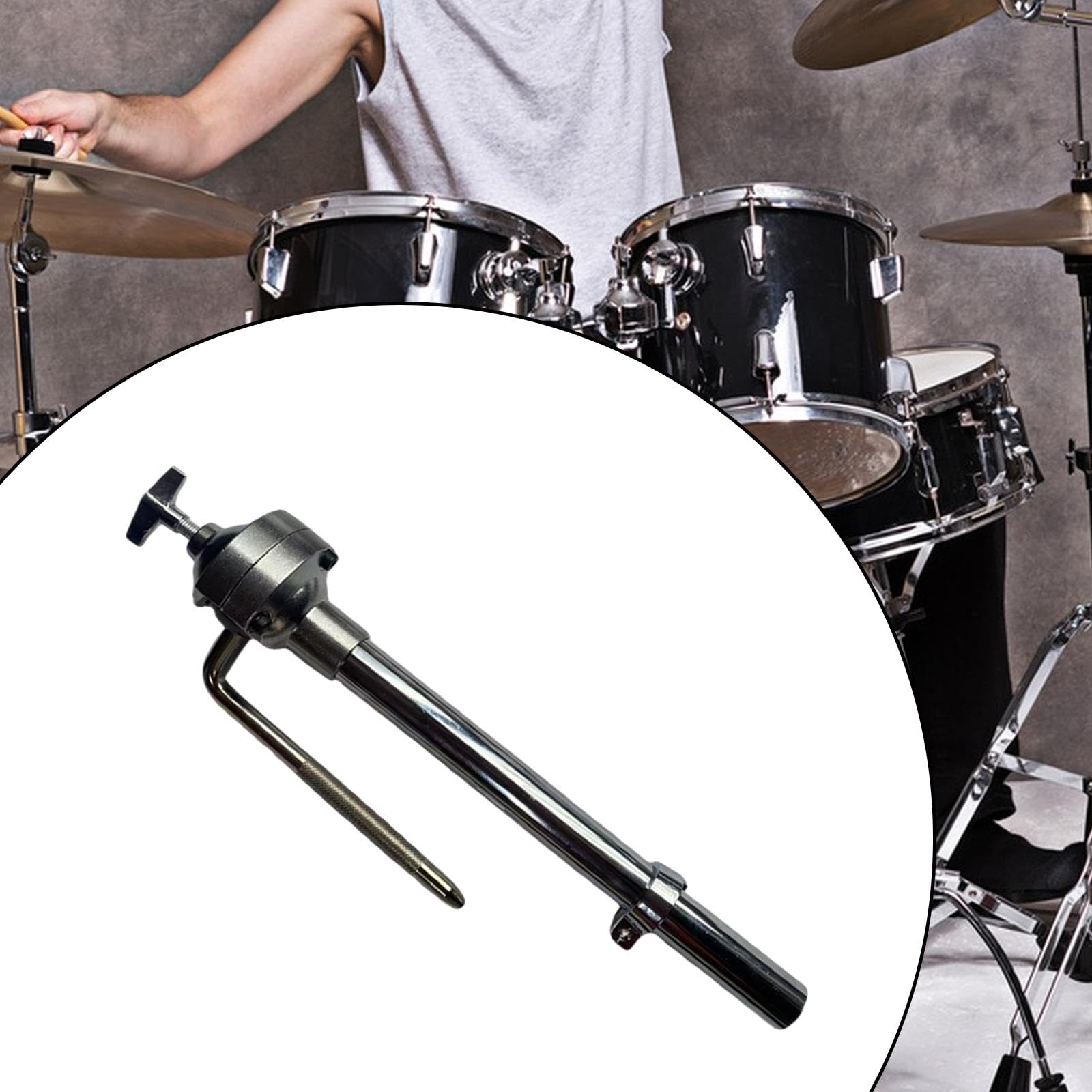Supporto per batteria Tom Drum Rack Mount Parti Hardware Set di batteria in metallo Accessorio Tom Arm Mount per sostituzione strumento musicale
