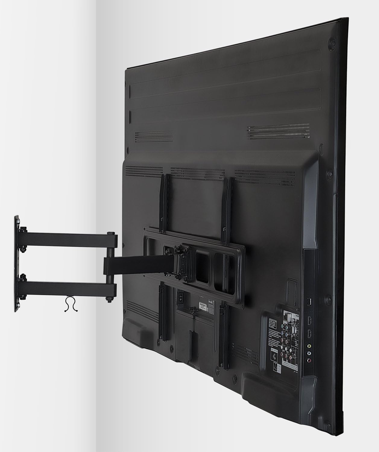 Mount-It! Articulating TV Wall Mount Arm, Fits 37-70 Inch TVs, Up to VESA 400x400 and 600x400, 17 Extension from Wall, 77 Lbs Capacity