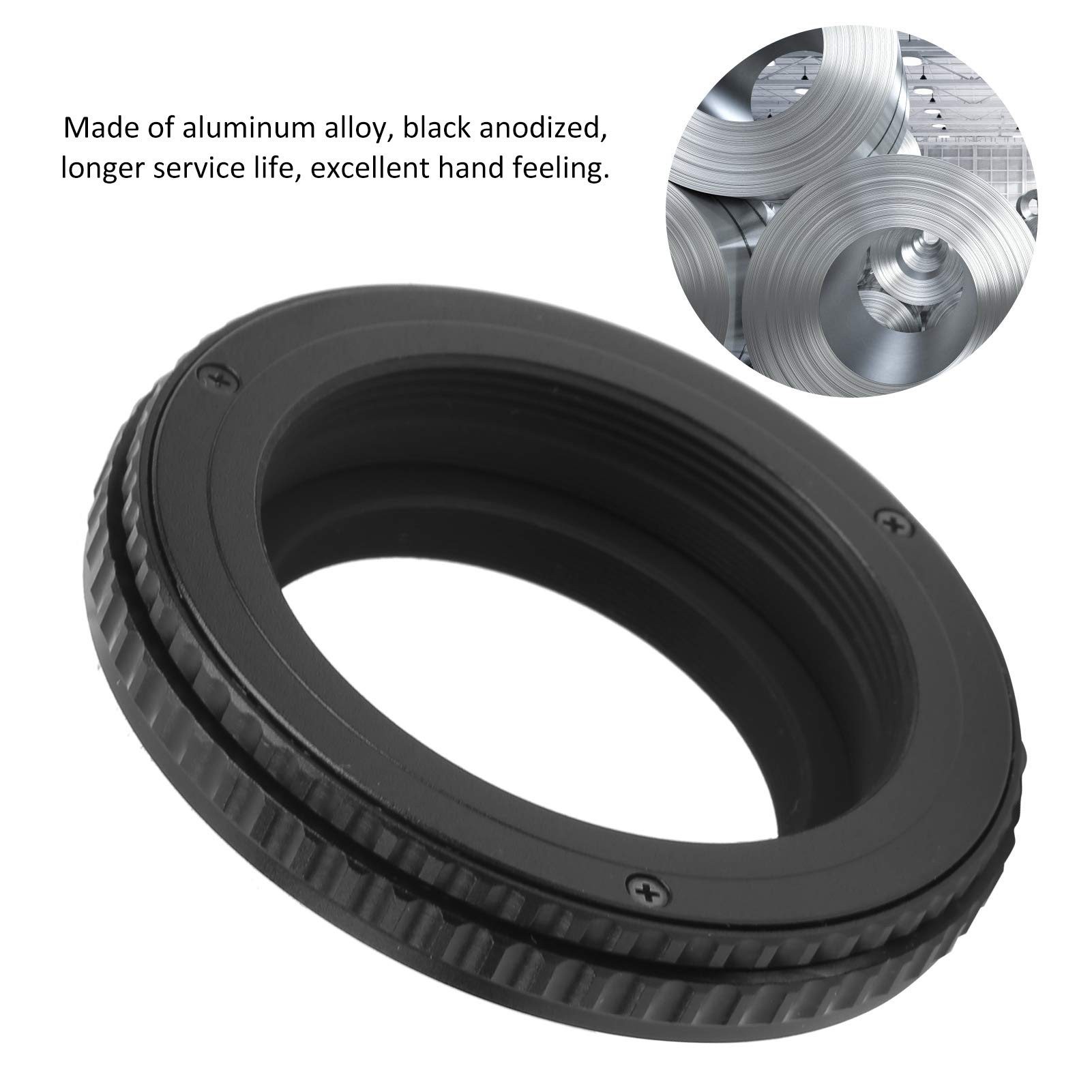Optimierter Helicoid Ringadapter für M42 auf M39 Kamera mit 10-15 mm Fokussierbereich und 5 mm Einstellbarer Abstand