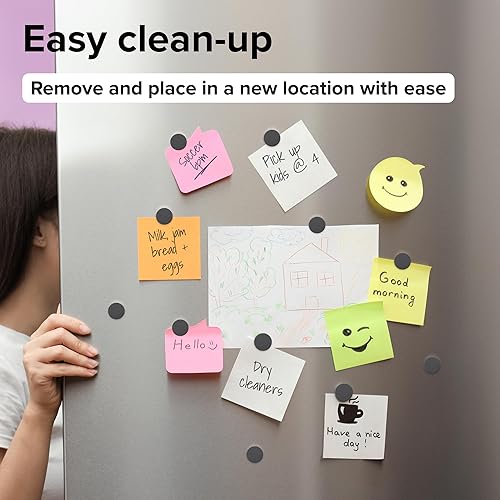 Miniatura 6 de X-bet MAGNET Imanes resistentes para manualidades, imanes redondos ultra fuertes para bricolaje, organización y decoración del espacio en el hogar,