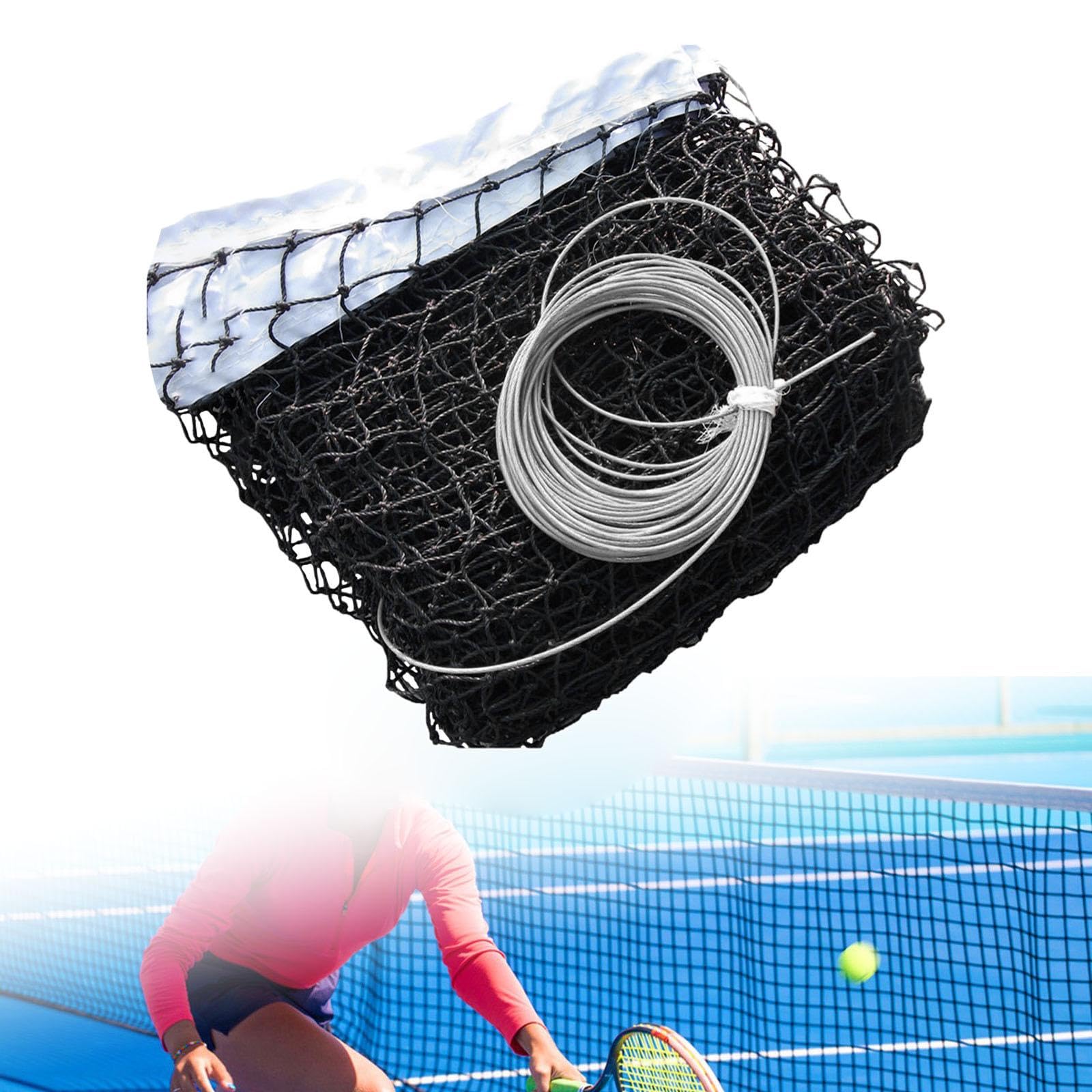 predolo Rete da Tennis Standard, Pratica per Il Giardino, Accessorio Portatile per La Pratica Formale E Formale.